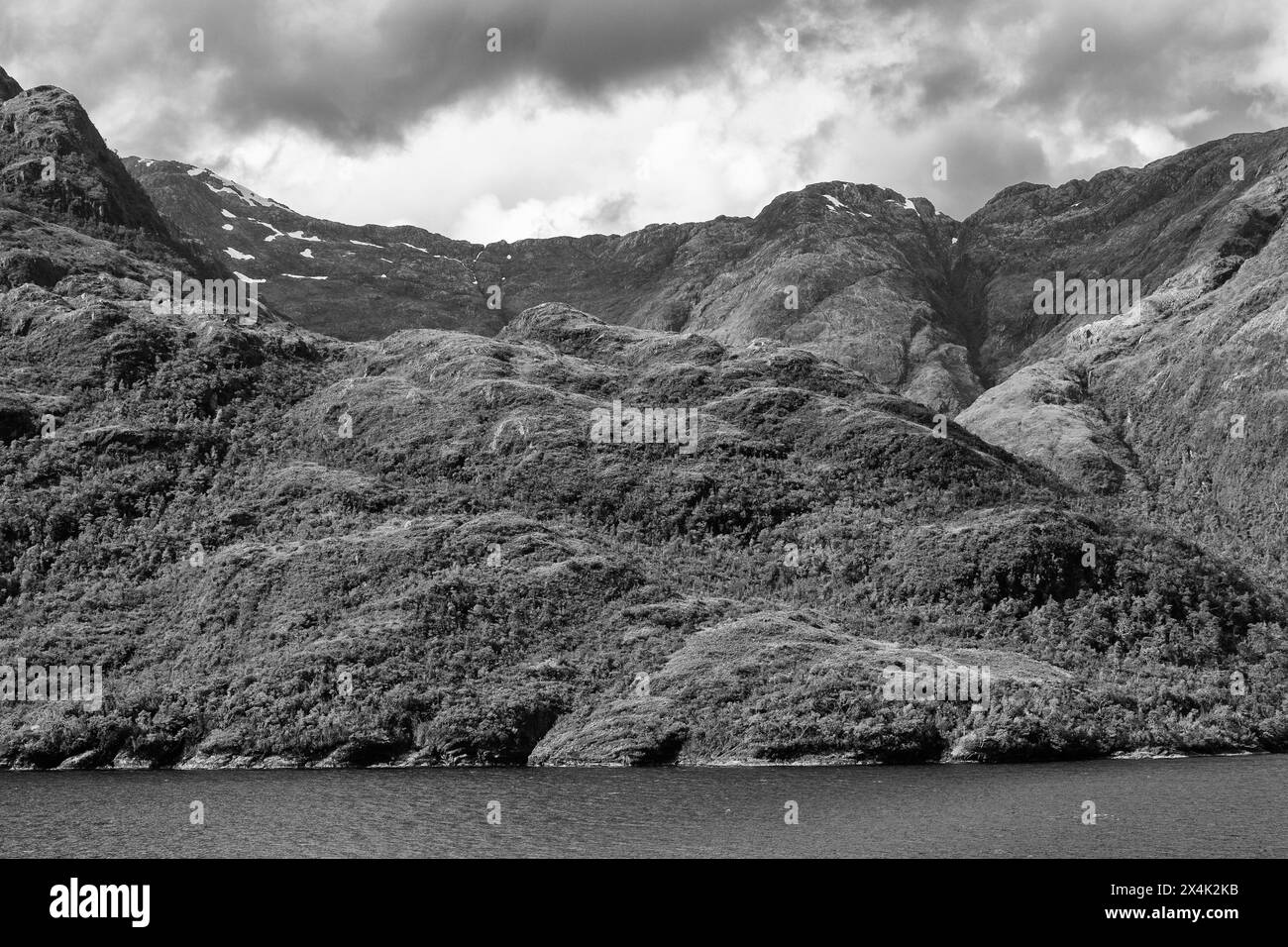 Inside Passage, fiordi cileni, Cile, Sud America Foto Stock