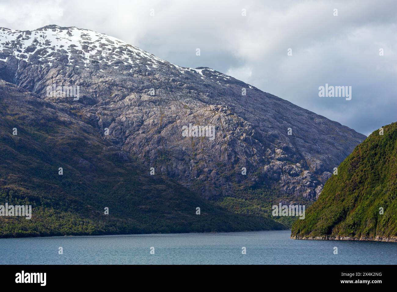 Inside Passage, fiordi cileni, Cile, Sud America Foto Stock