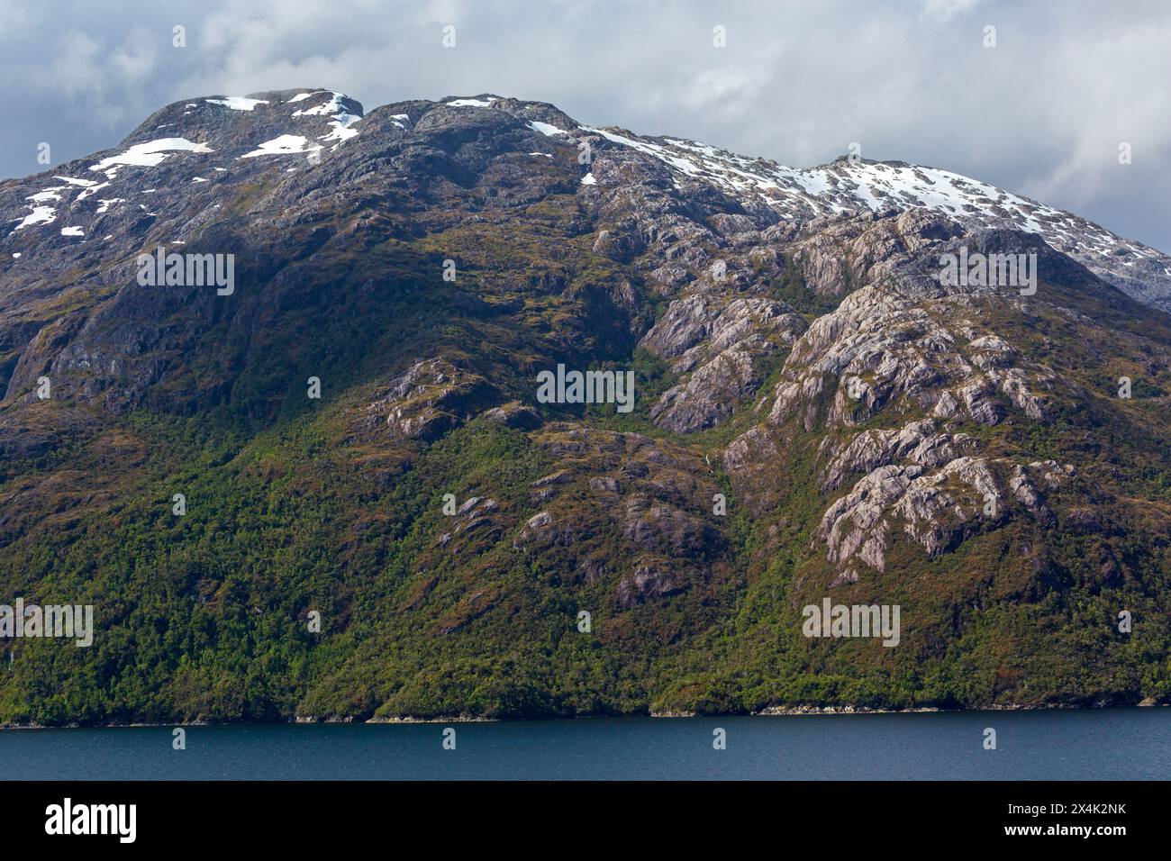 Inside Passage, fiordi cileni, Cile, Sud America Foto Stock