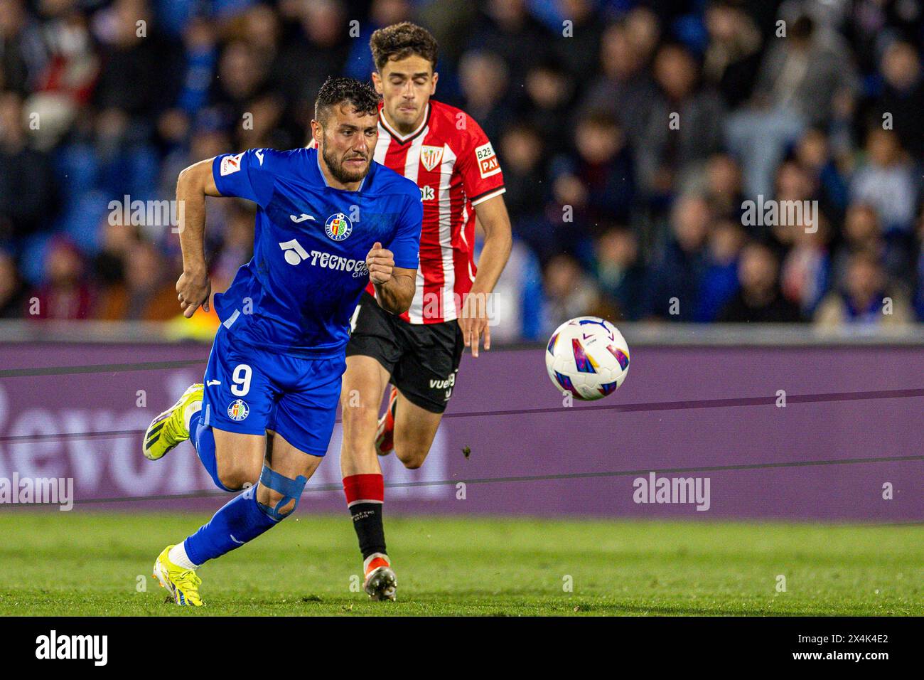 'SCAR Rodríguez di Getafe in azione durante la partita LaLiga EA Sports tra Getafe CF e Athletic Bilbao al Coliseum Alfonso Perez il 3 maggio 2024 a Getafe, Spagna. (Maria Jiménez/SPP-Eurasia) credito: SPP Sport Press Photo. /Alamy Live News Foto Stock