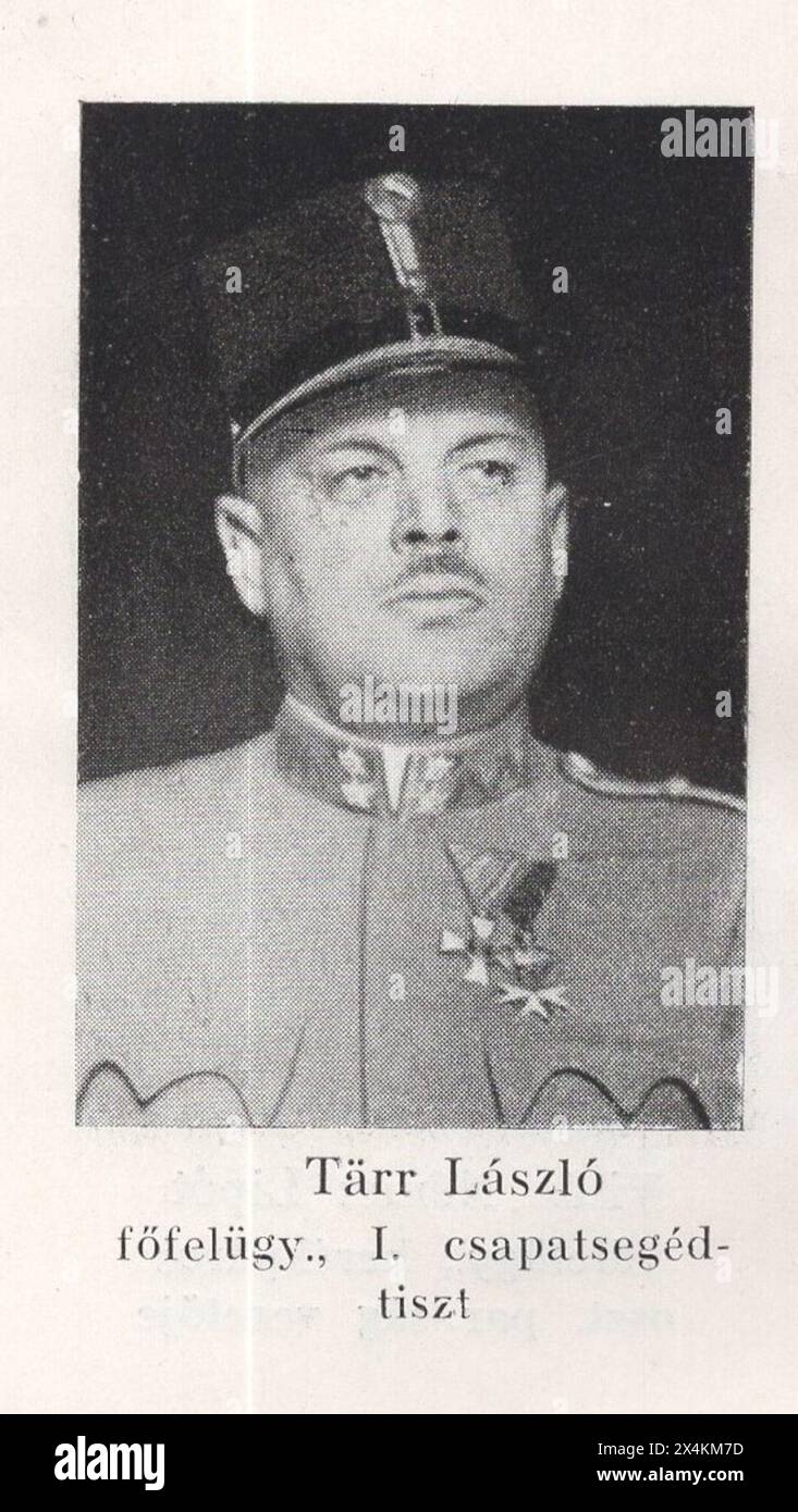 Borbély Zoltán/ Dr. Kapy Rezső.: A 60 éves magyar rendőrség 1881-1941. / La polizia ungherese di 60 anni 1881-1941 . Anniversario della polizia ungherese almanach. Archivio fotografico della polizia ungherese / Foto Stock