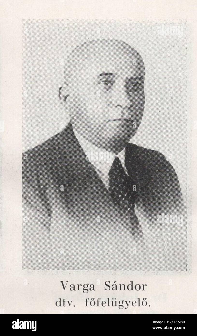 Borbély Zoltán/ Dr. Kapy Rezső.: A 60 éves magyar rendőrség 1881-1941. / La polizia ungherese di 60 anni 1881-1941 . Anniversario della polizia ungherese almanach. Archivio fotografico della polizia ungherese / Foto Stock