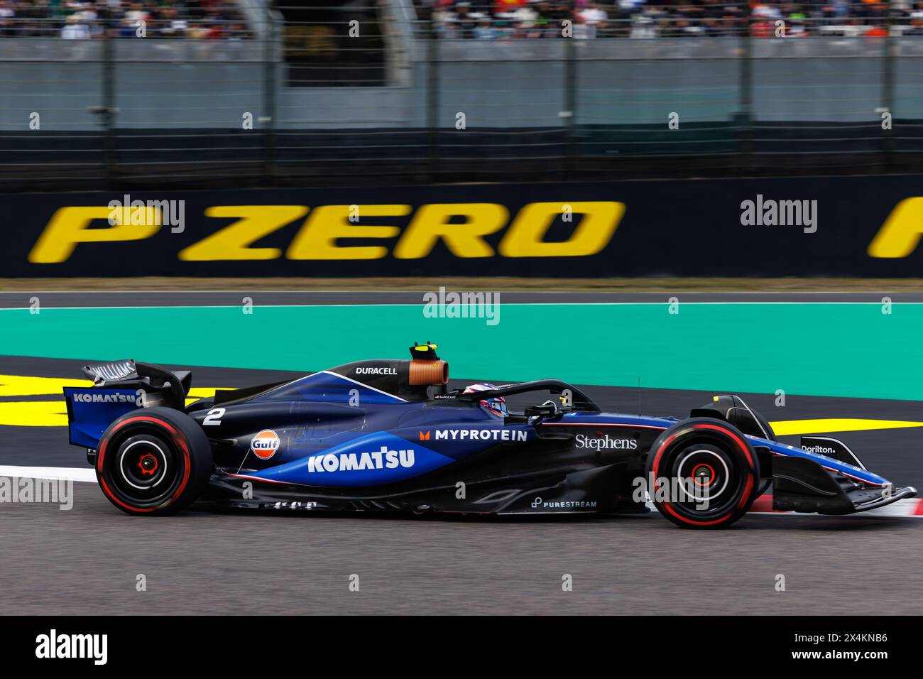 Circuito di Suzuka, 6 aprile 2024: Logan Sargeant della Williams durante il Gran Premio di Formula 1 del Giappone 2024. Foto Stock