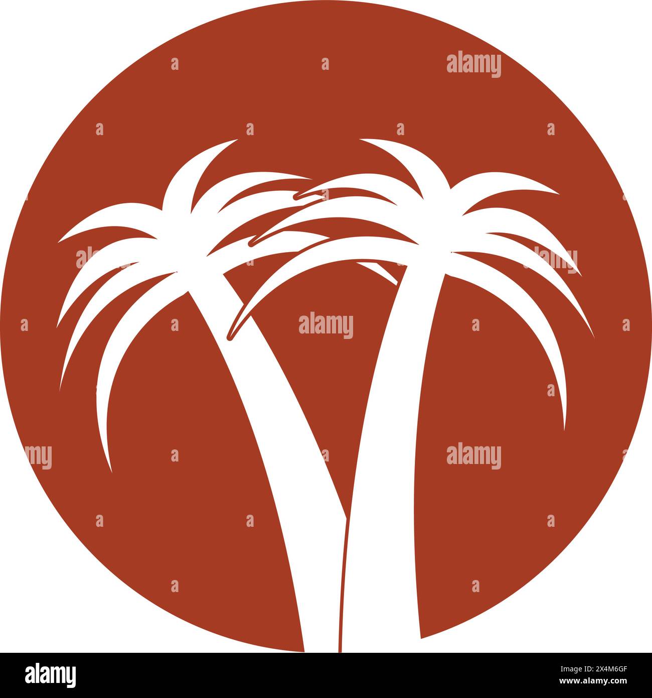 disegno modello illustrazione vettoriale icona palmo data Illustrazione Vettoriale