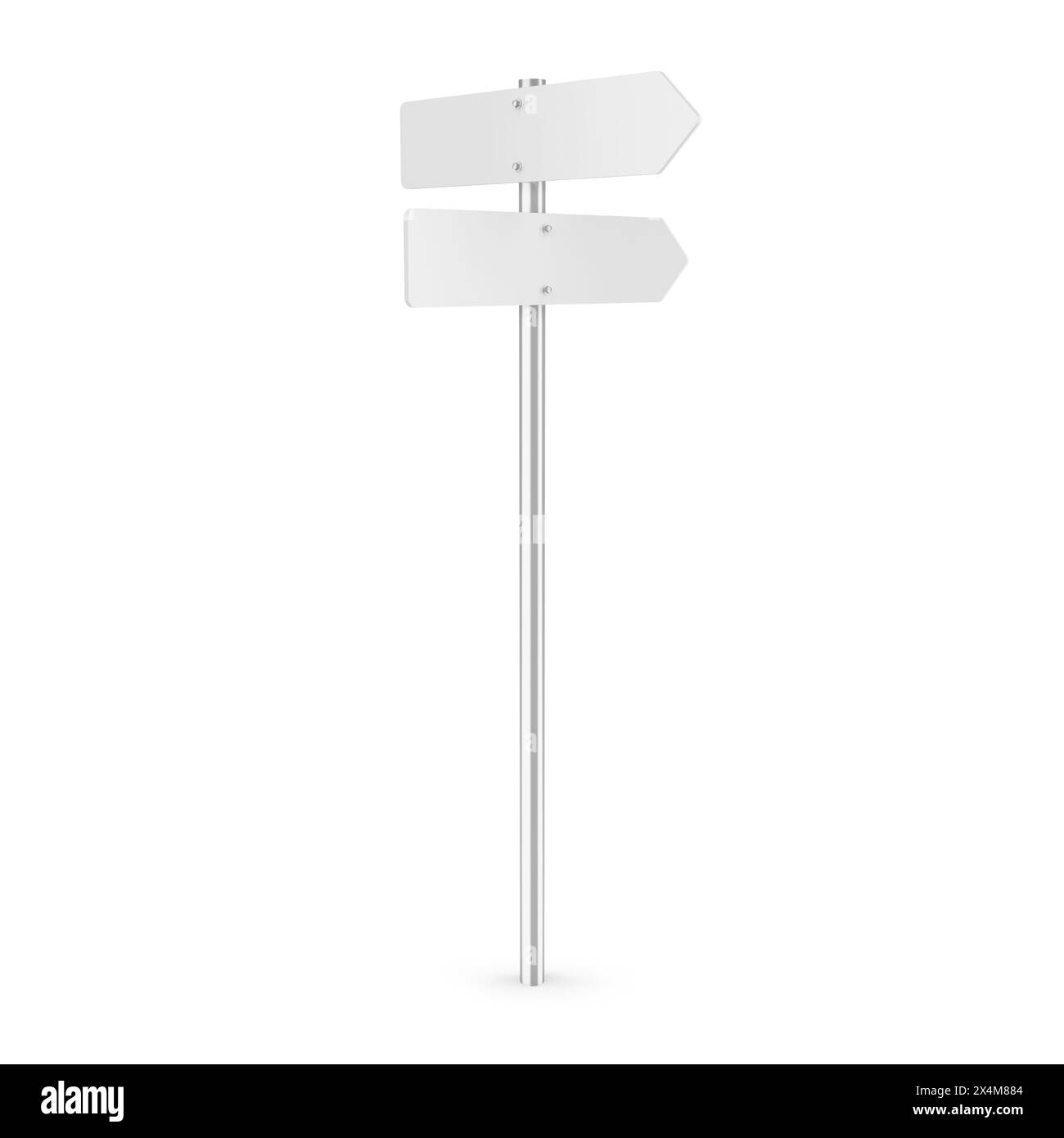 Logo Outdoor Sign Mockup for. Rendering 3D. Foto Stock