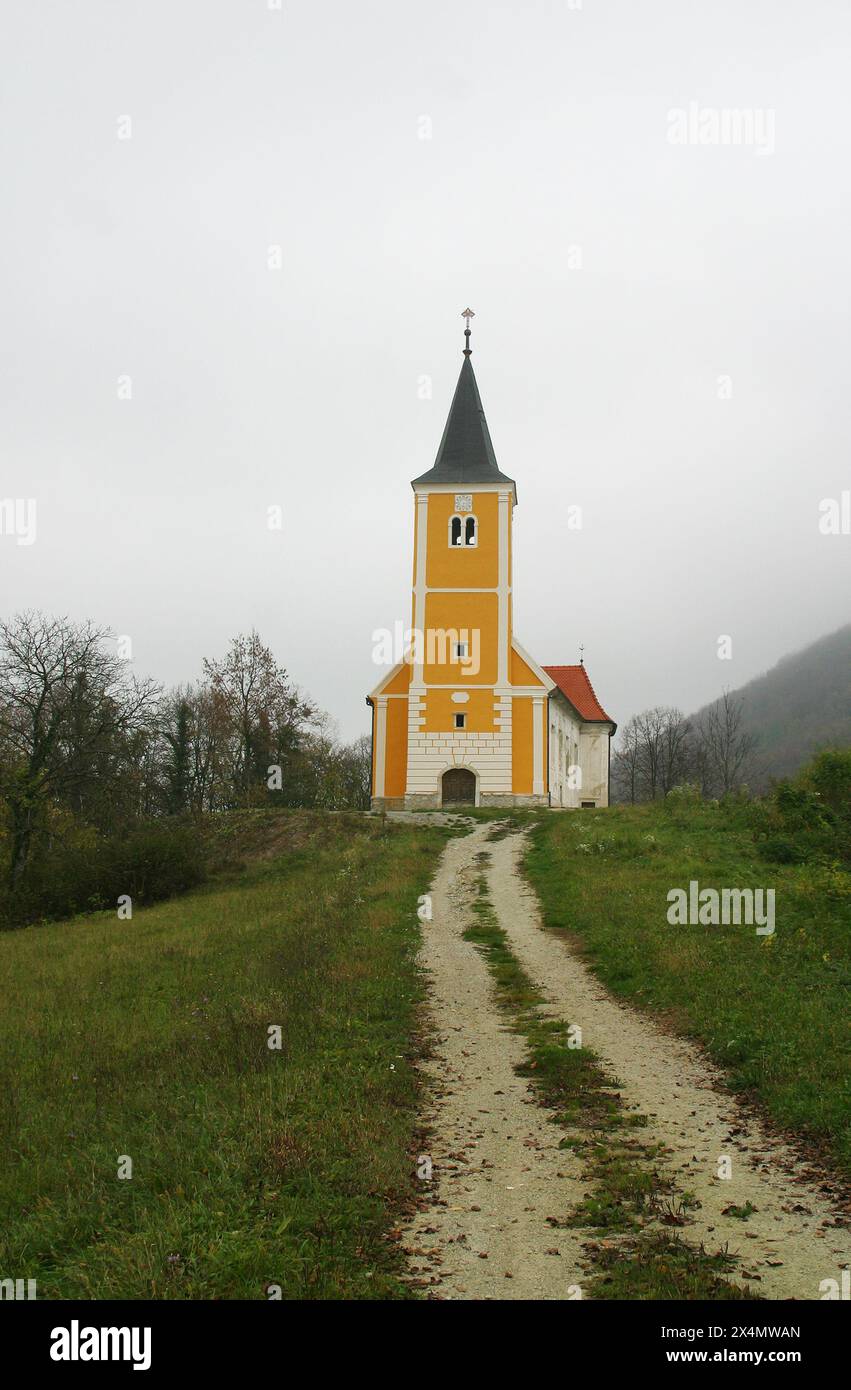 Cappella di nostra Signora delle nevi a Risvica, Croazia Foto Stock