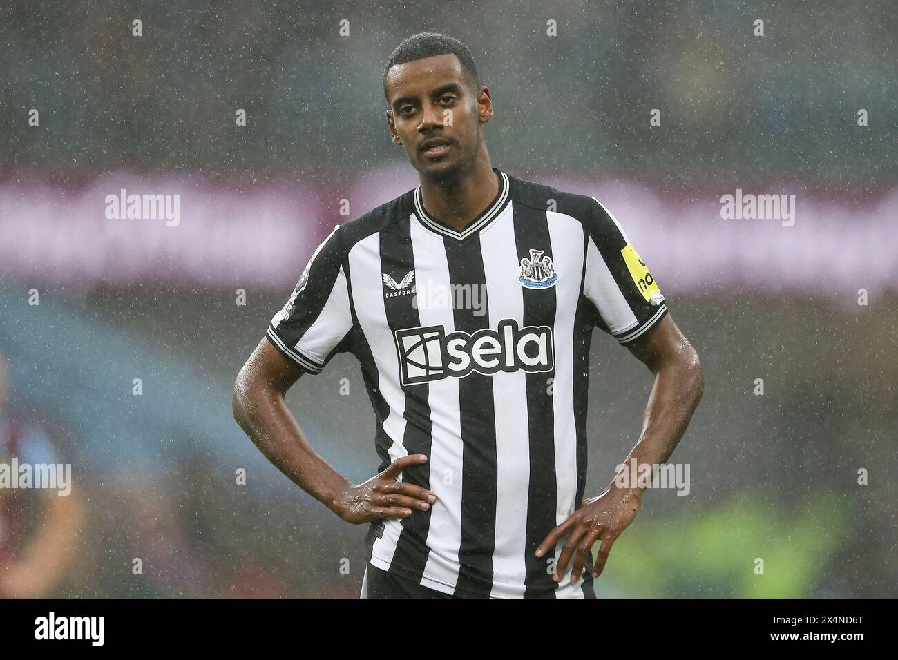 Burnley, Regno Unito. 4 maggio 2024. Alexander Isak del Newcastle United guarda avanti. Partita di Premier League, Burnley contro Newcastle Utd al Turf Moor di Burnley, Lancs sabato 4 maggio 2024. Questa immagine può essere utilizzata solo per scopi editoriali. Solo per uso editoriale, foto di Chris Stading/Andrew Orchard fotografia sportiva/Alamy Live news credito: Andrew Orchard fotografia sportiva/Alamy Live News Foto Stock