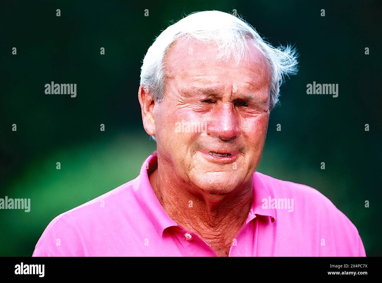 Arnold Palmer al Bayhill Country Club di Orlando, Florida. nel 1997 Foto Stock