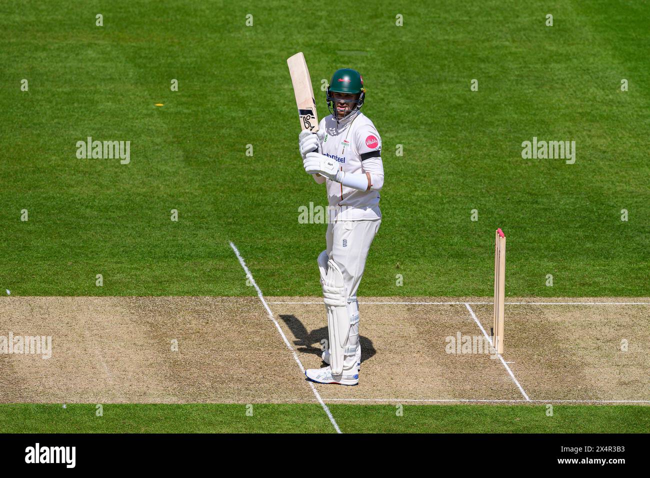 LONDRA, REGNO UNITO. 4 maggio, 24. Peter Handscomb del Leicestershire durante il secondo giorno del Vitality County Championship Middlesex contro Leicestershire al Lord's Cricket Ground sabato 4 maggio 2024 a LONDRA IN INGHILTERRA. Crediti: Taka Wu/Alamy Live News Foto Stock