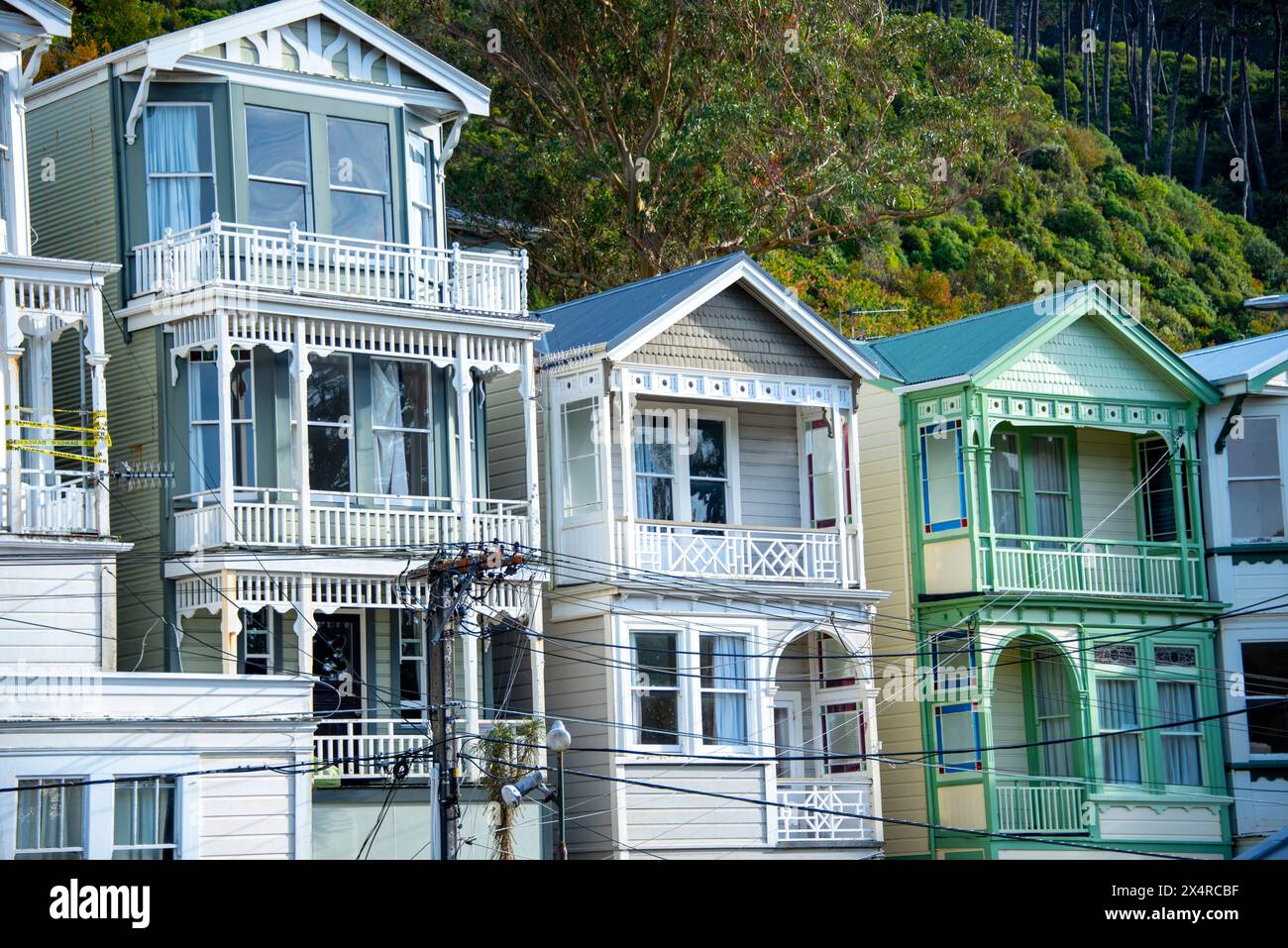 Residential Houses - Wellington - nuova Zelanda Foto Stock