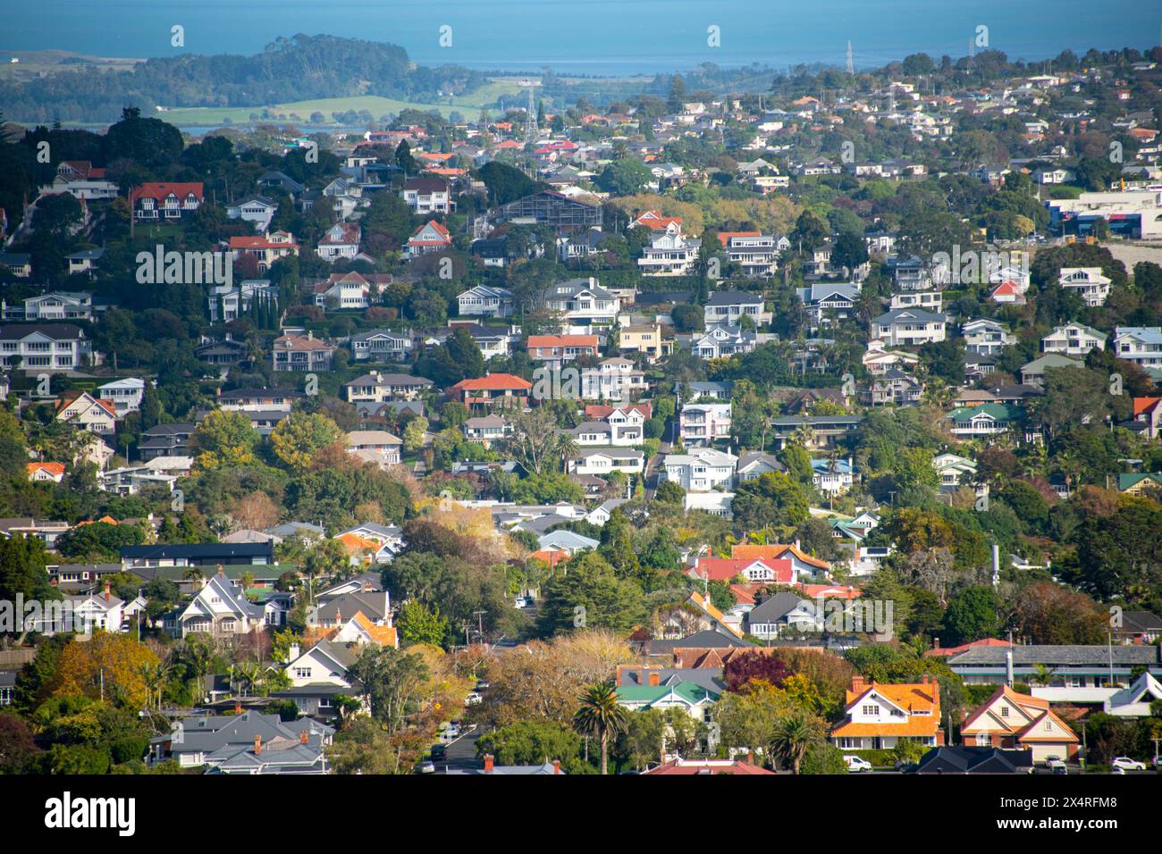 Case residenziali a Auckland - nuova Zelanda Foto Stock