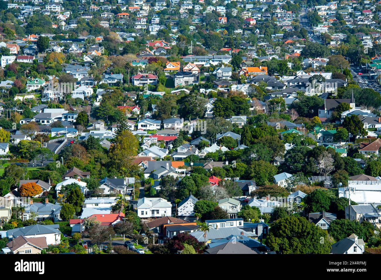 Case residenziali a Auckland - nuova Zelanda Foto Stock