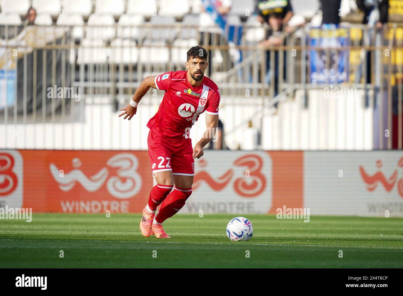 Pablo Mari (AC Monza) durante la partita di campionato italiano di serie A tra AC Monza e SS Lazio il 4 maggio 2024 allo U-Power Stadium di Monza, Italia Foto Stock