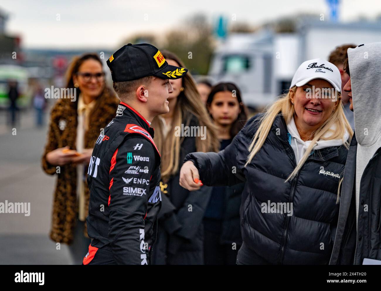 Deagen FAIRCLOUGH 7 HiTech Pulse-Eight Race 1 Donington a Donington Park, Derby, Inghilterra il 27 aprile 2024. Foto di Chris Williams. Uso editoriale onl Foto Stock