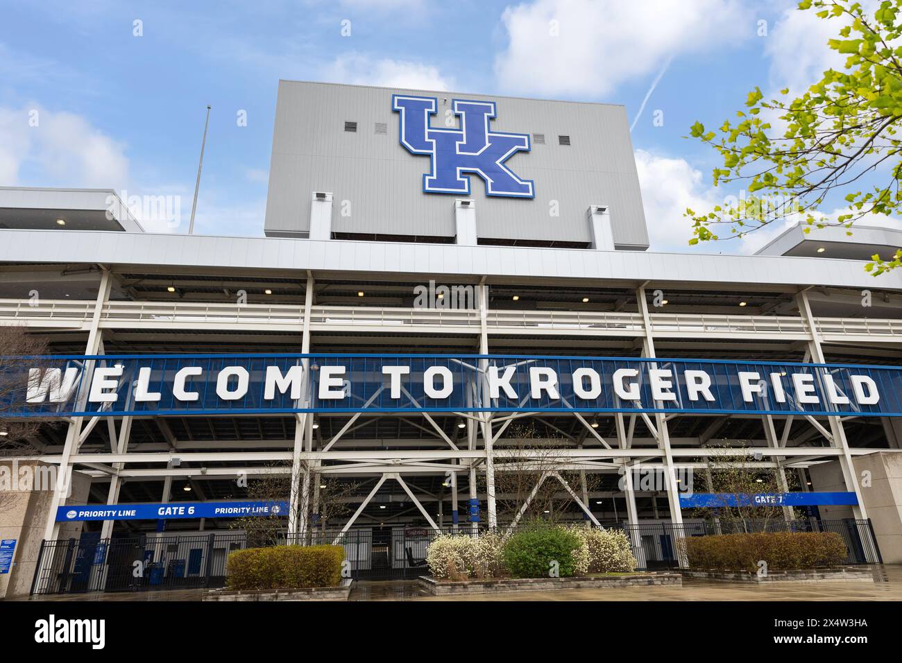 Kroger Field è sede della University of Kentucky Wildcats, situata nel centro di Lexington, Kentucky. Foto Stock