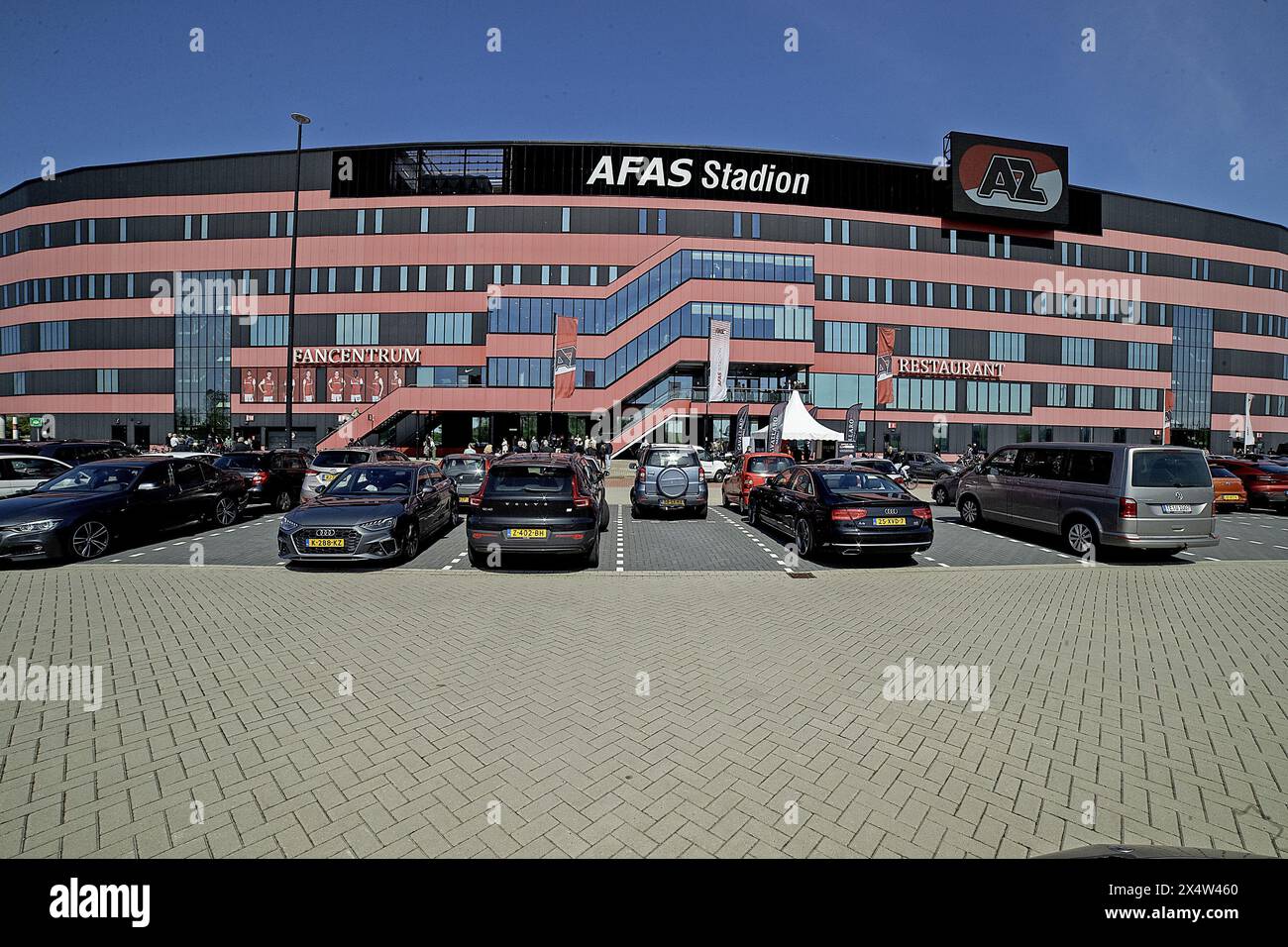 Alkmaar, Paesi Bassi. 5 maggio 2024. ALKMAAR - 05-05-2024, Stadio AFAS. Eredivisie olandese stagione di calcio 2023/2024, durante la partita AZ - Twente. Credito AFAs Stadium: Pro Shots/Alamy Live News Foto Stock