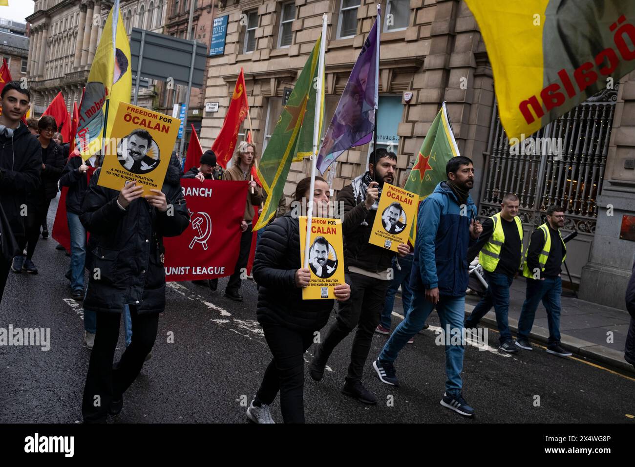 Glasgow, Regno Unito, 5 maggio 2024. Il 5 maggio 2024 si è svolto a Glasgow, in Scozia, il raduno del Consiglio sindacale scozzese dei gruppi politici, attivisti e sindacali. Foto: Jeremy Suttton-Hibbert/Alamy Live News Foto Stock