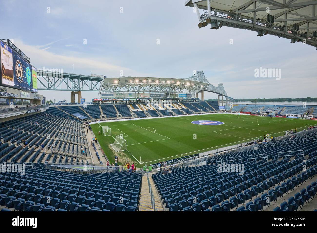 MLS match tra Philadelphia Union e Seattle Sounders FC al Subaru Park. Foto Stock