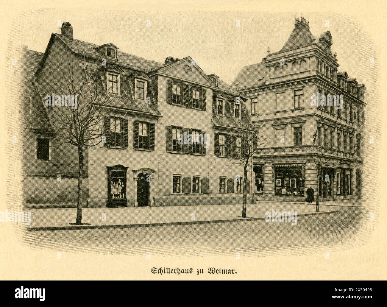 Geografia / viaggi, Germania, Turingia, Weimar, Friedrich Schiller (Friedrich von Schiller), IL COPYRIGHT DELL'ARTISTA NON DEVE ESSERE AUTORIZZATO Foto Stock