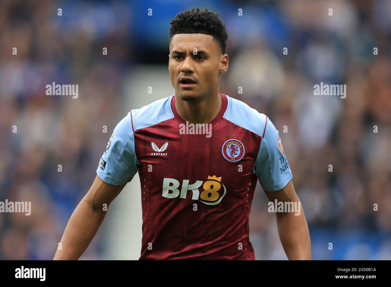 Brighton e Hove, Inghilterra, 5 maggio 2024. Ollie Watkins dell'Aston Villa durante la partita di Premier League all'AMEX Stadium, Brighton e Hove. Il credito immagine dovrebbe essere: Paul Terry / Sportimage Foto Stock