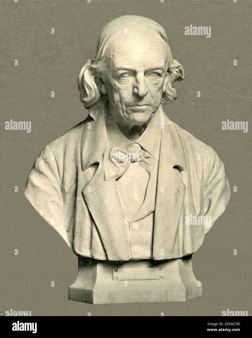 Theodor Mommsen, storico tedesco, dopo un busto di Karl Pracht (1866-1917), il COPYRIGHT DELL'ARTISTA NON DEVE ESSERE CANCELLATO Foto Stock