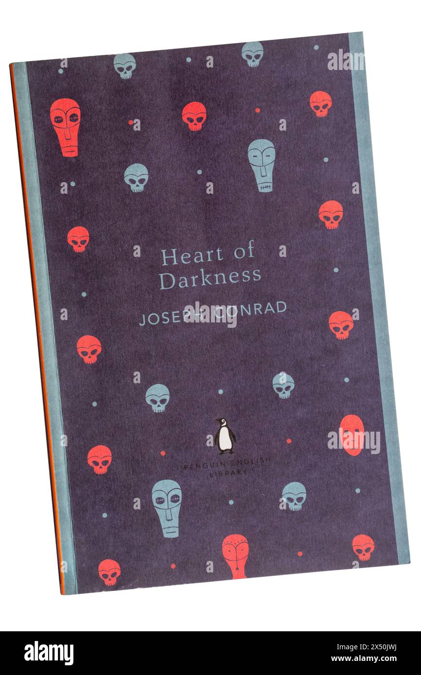 Libro Heart of Darkness di Joseph Conrad, copertina del libro cartaceo Foto Stock