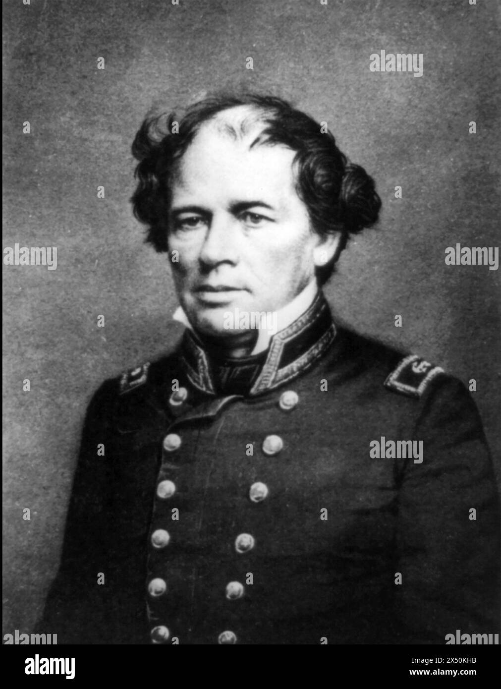 MATTHEW KAURY (1806-1873) ufficiale navale e oceanografo americano nel 1853 Foto Stock