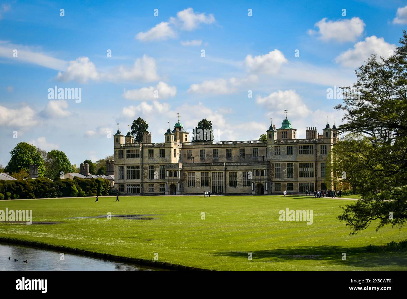 Audley End House e Giardini Foto Stock