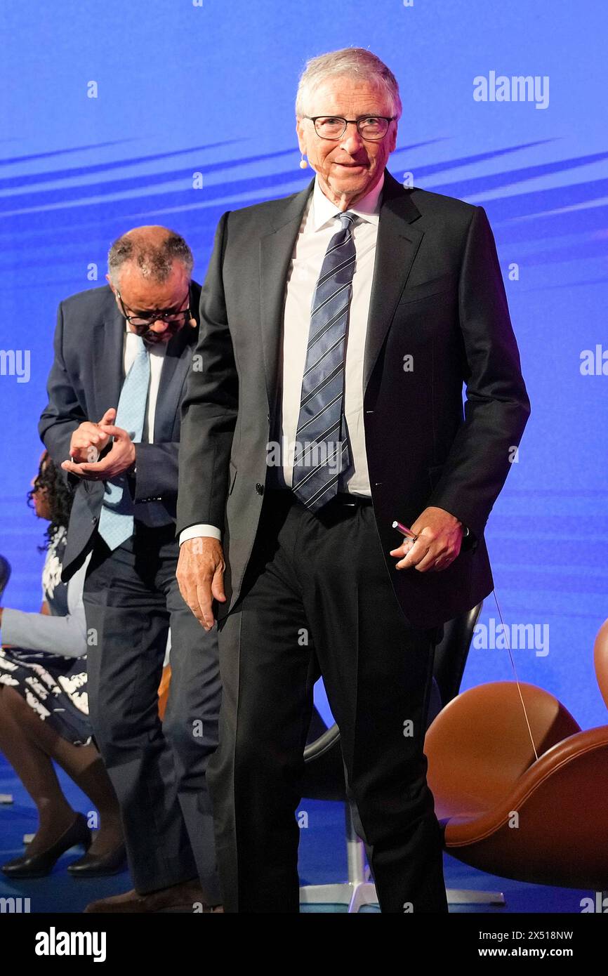 Elsinore, Danimarca. 6 maggio 2024. Bill Gates al Novo Nordisk Foundation Global Science Summit di Helsingoer lunedì 6 maggio 2024. La Novo Nordisk Foundation, la Bill & Melinda Gates Foundation e il Wellcome Trust investiranno ciascuno circa 700 milioni di corone in un progetto triennale per promuovere la salute globale. (Foto: Keld Navntoft credito: Ritzau/Alamy Live News Foto Stock