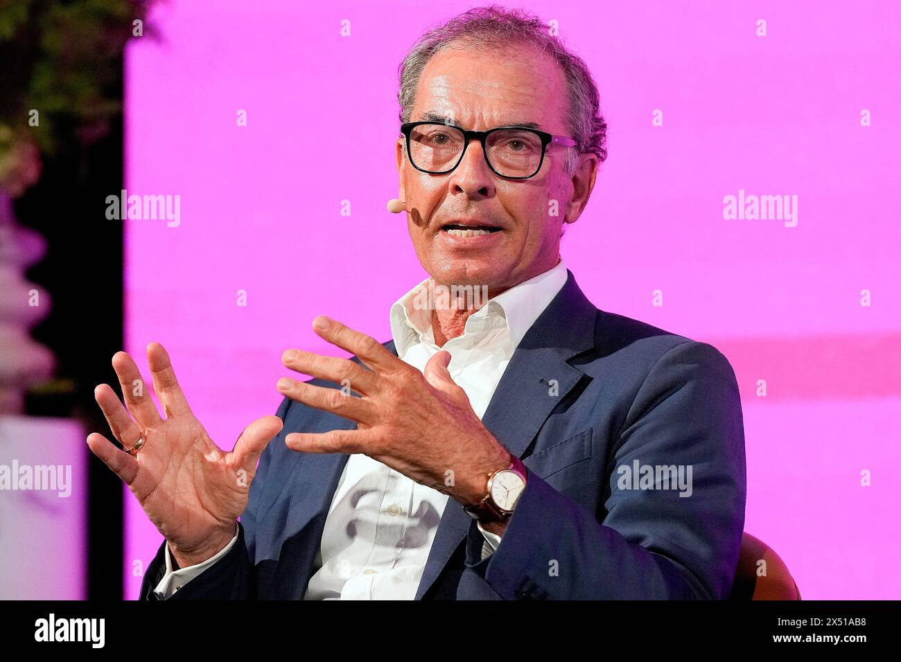 Elsinore, Danimarca. 6 maggio 2024. Mads Krogsgaard Thomsen CEO Novo Nordisk Foundation al Novo Nordisk Foundation Global Science Summit di Helsingoer lunedì 6 maggio 2024. La Novo Nordisk Foundation, la Bill & Melinda Gates Foundation e la Wellcome Trust prevedono di investire circa 700 milioni di corone in un progetto triennale per promuovere la salute globale. (Foto: Keld Navntoft credito: Ritzau/Alamy Live News Foto Stock