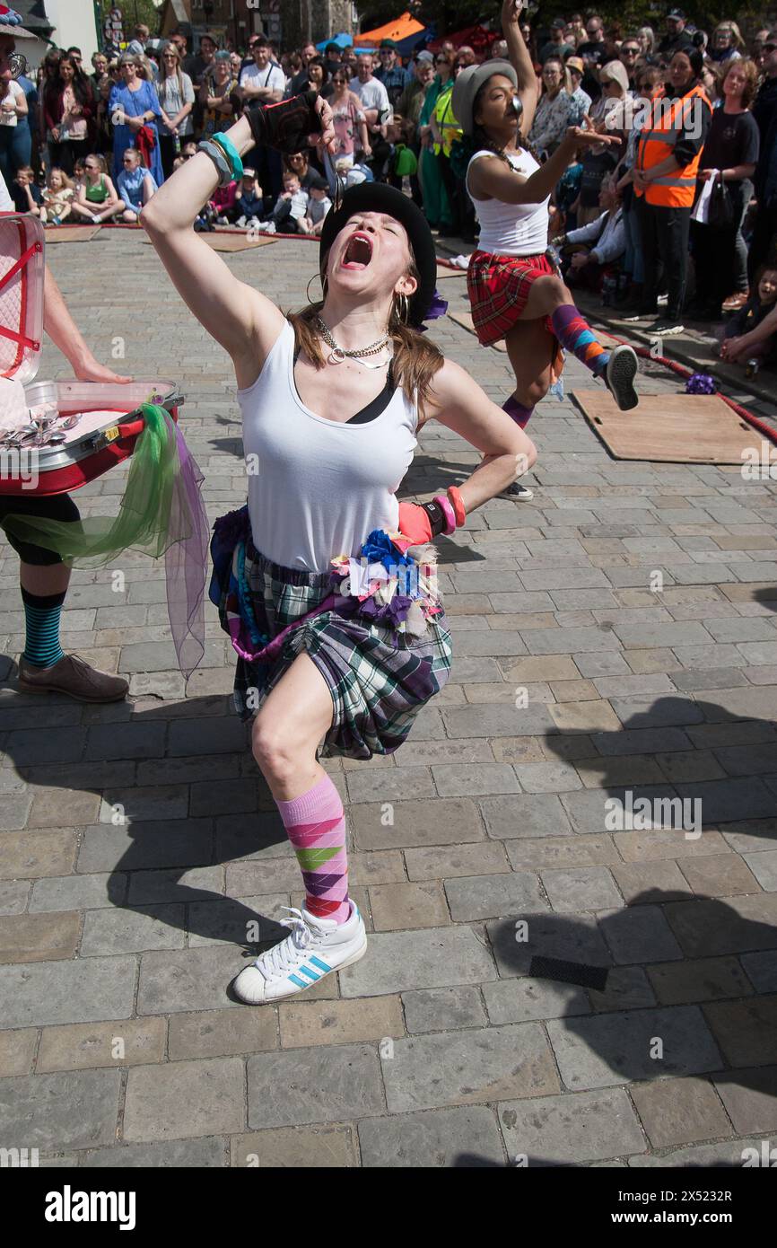 Folkdance Remixed Sweeps Festival Rochester Kent Foto Stock