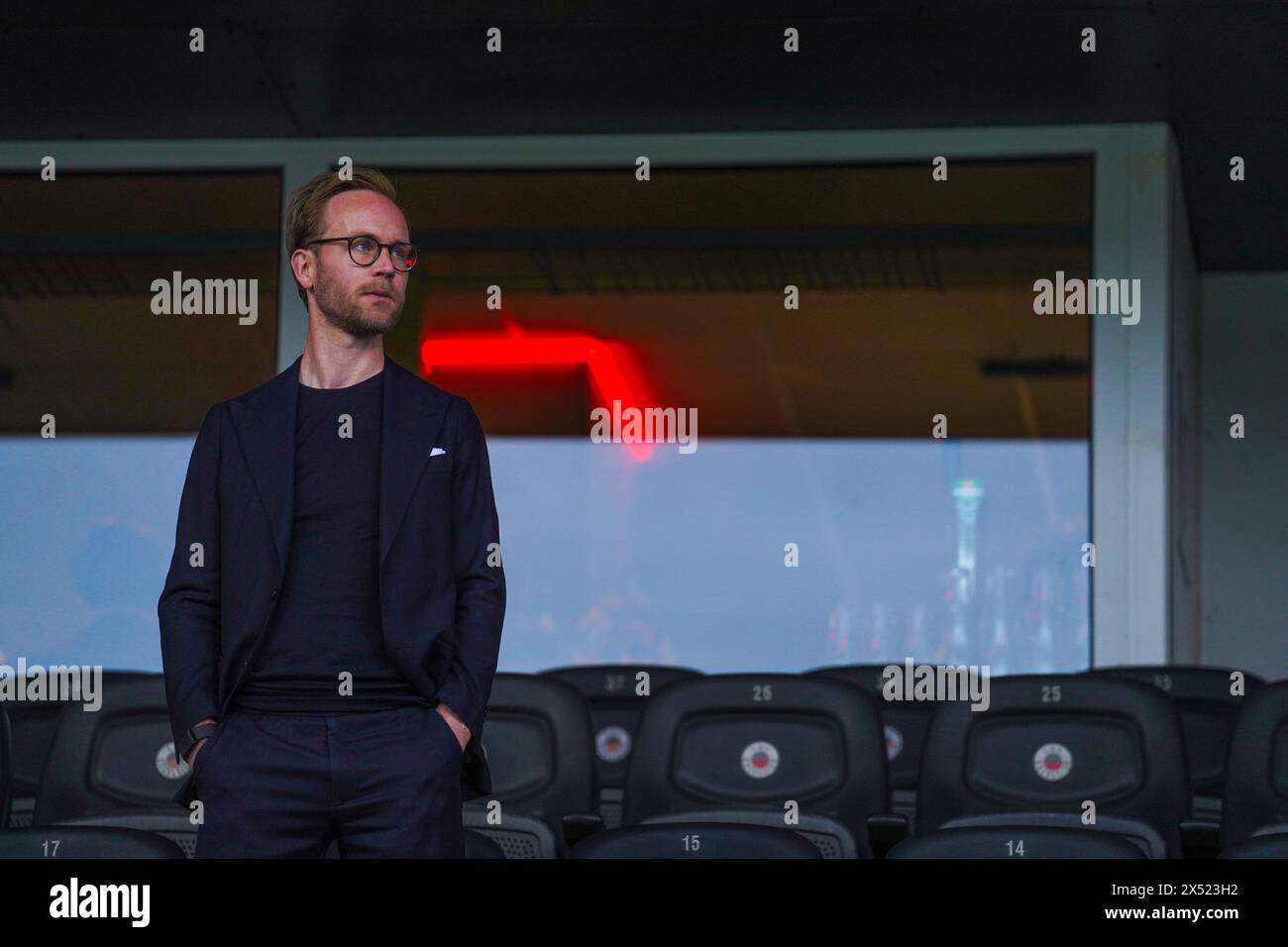 ROTTERDAM, 06-05-2024, Van Donge en De Roo Stadium, Dutch Eredivisie, stagione 2023/2024, calcio. Partita tra Excelsior - NEC, Daan Bovenberg credito: Pro Shots/Alamy Live News Foto Stock