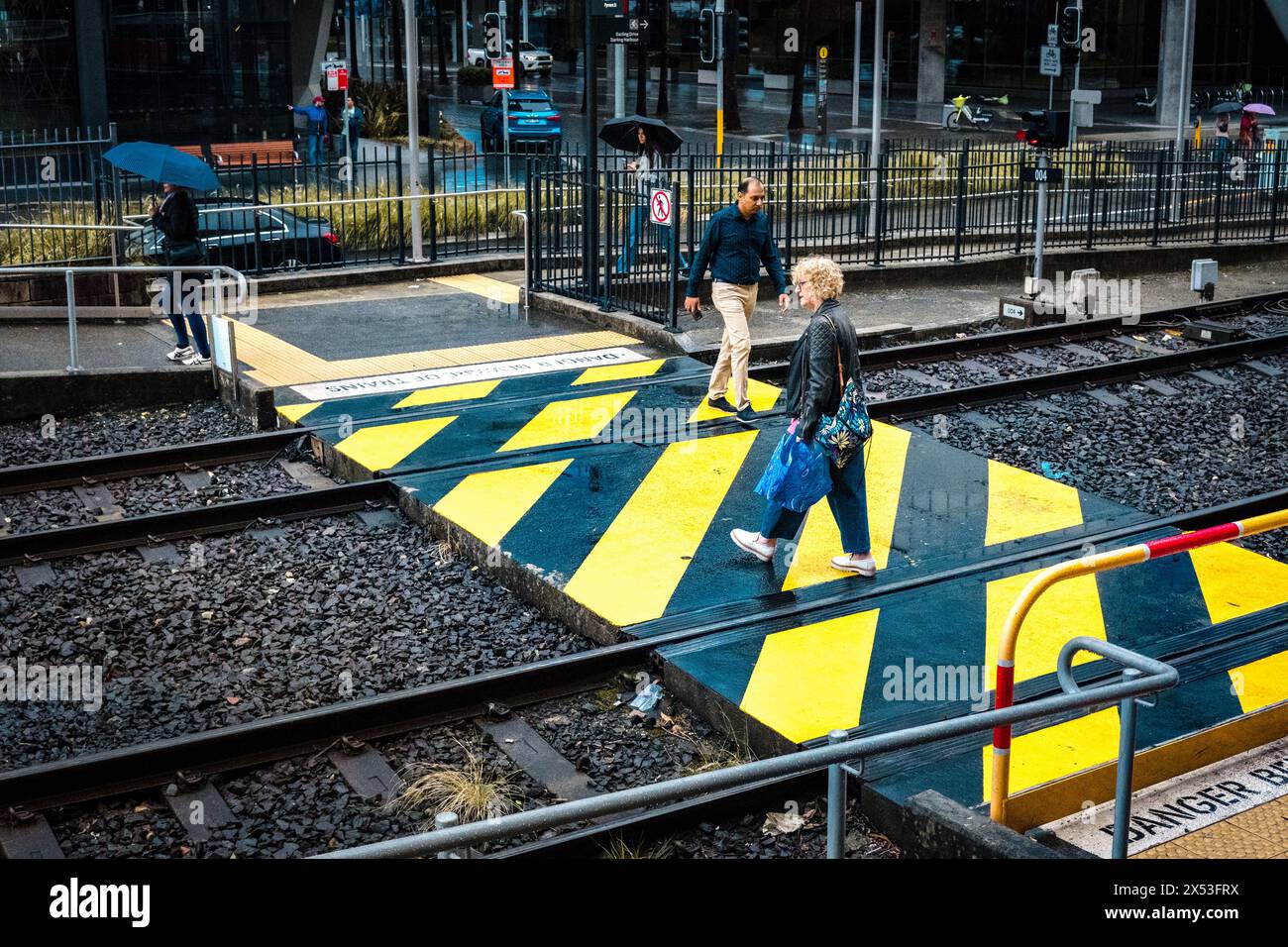 Sydney Light Rail Network Foto Stock