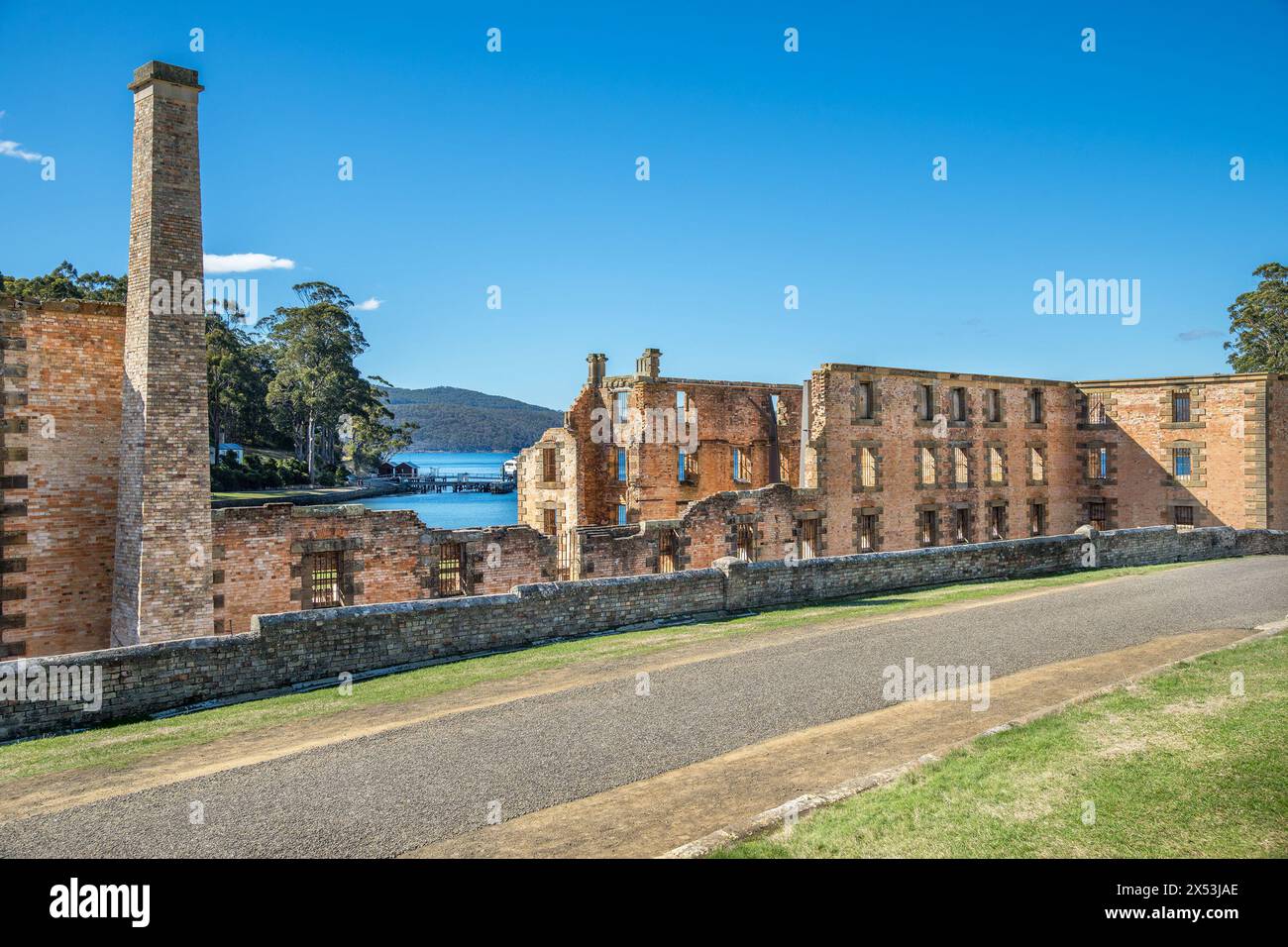 Il penitenziario di Port Arthur Historic Site, Tasmania, Australia Foto Stock