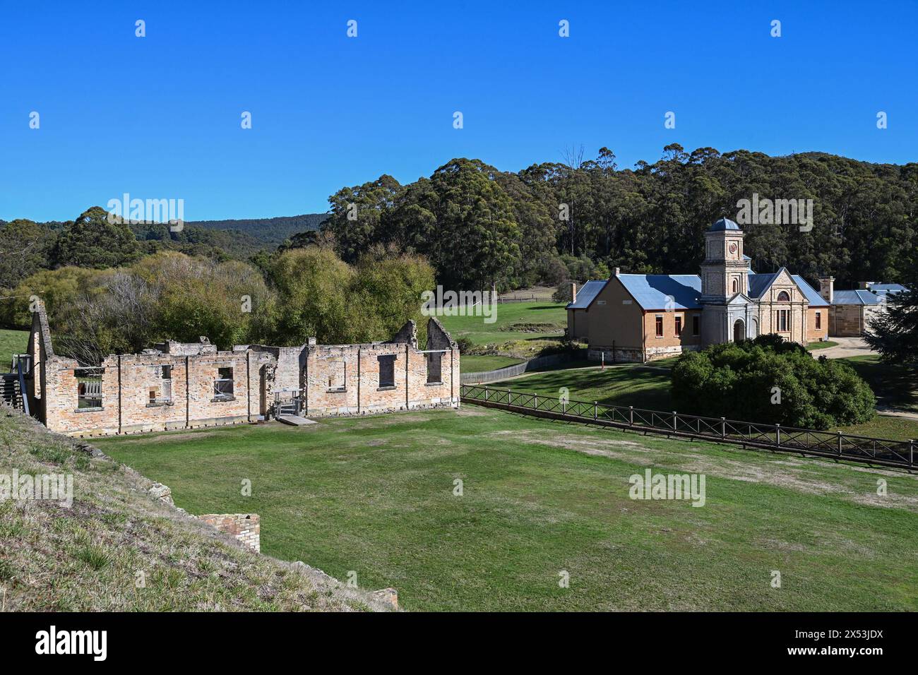 Edifici del sito storico di Port Arthur, Tasmania, Australia Foto Stock