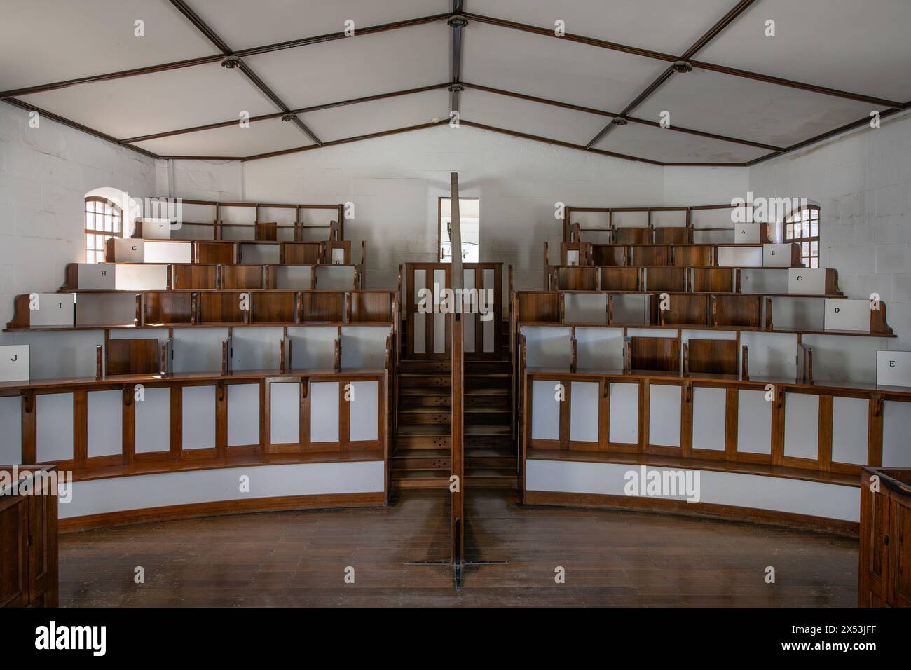 Chapel in the separate Prison, Port Arthur Historic Site, Tasmania Australia Foto Stock