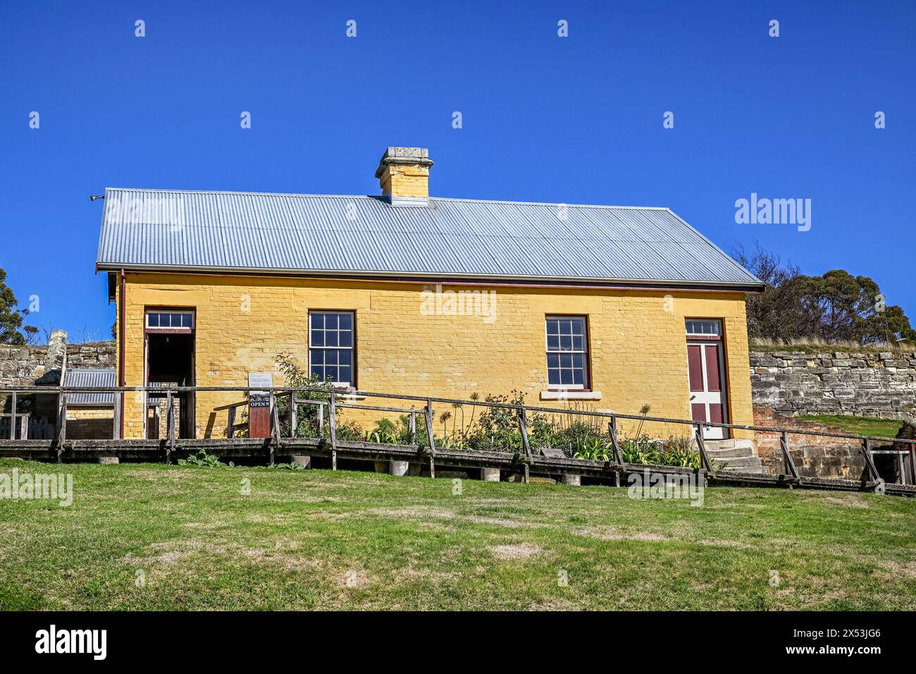 Uffici ufficiali presso Port Arthur Historic Site, Tasmania, Australia Foto Stock