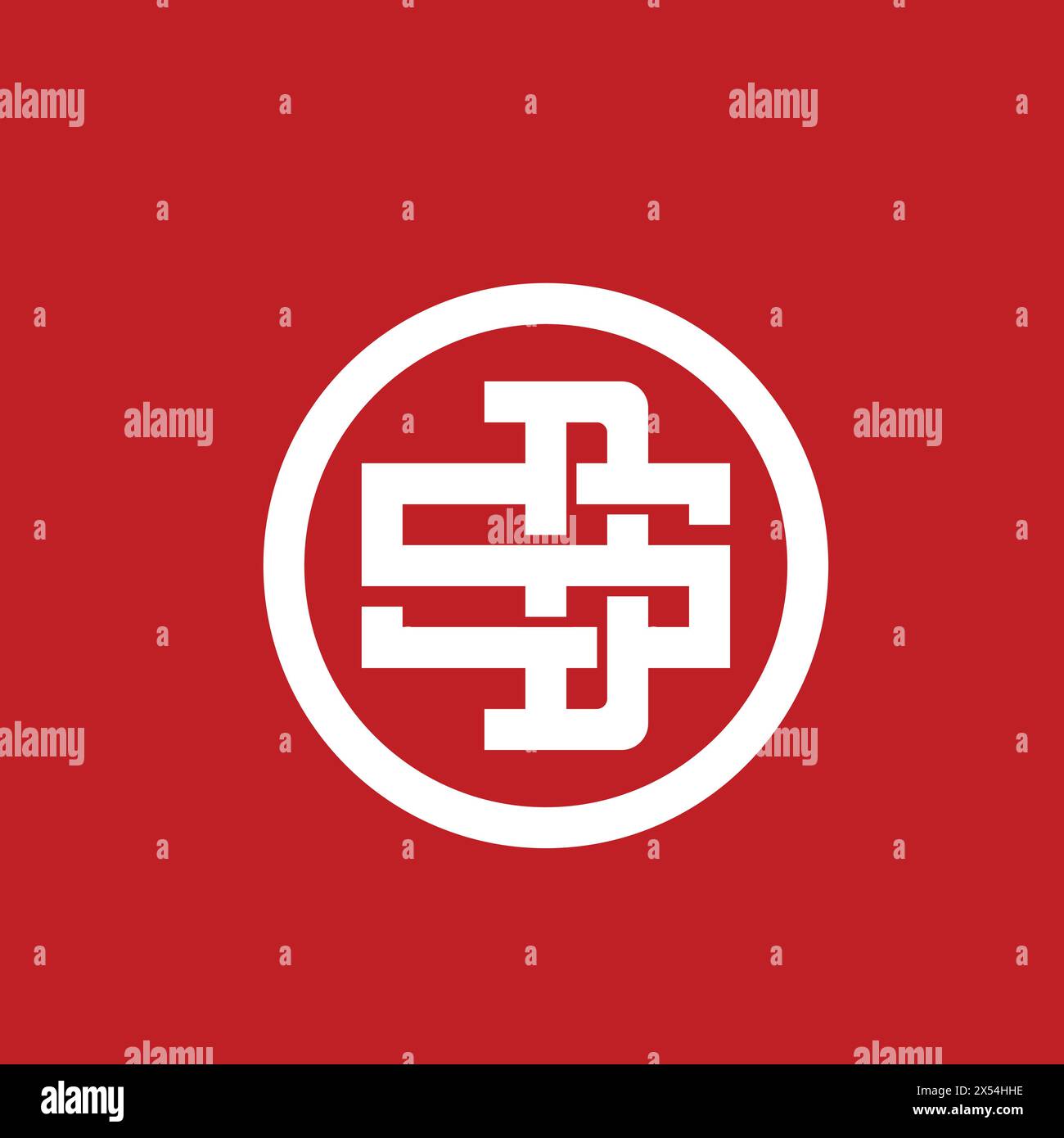 File EPS dell'illustrazione del logo SD isolato su sfondo rosso.logo Illustrazione Vettoriale