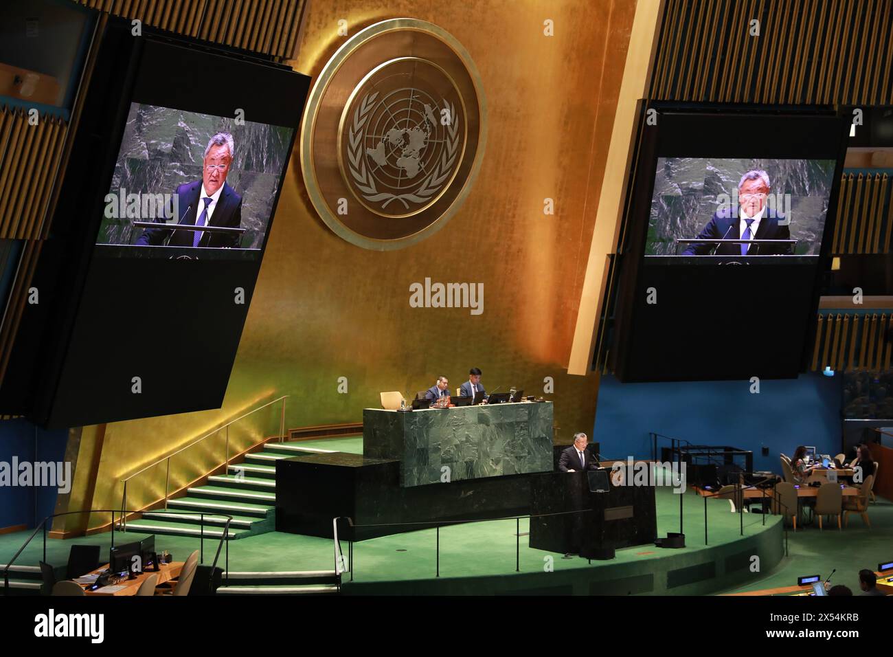 Nazioni Unite, sede ONU a New York. 6 maggio 2024. Fu Cong, il