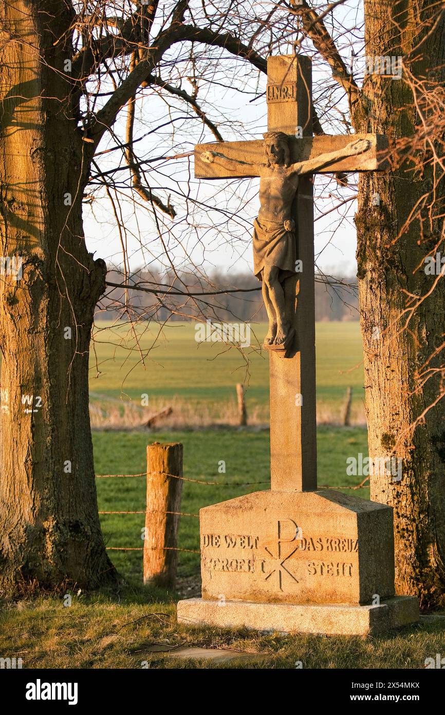 Incrocio laterale, Germania, Renania settentrionale-Vestfalia, Vestfalia orientale, Bueren Foto Stock