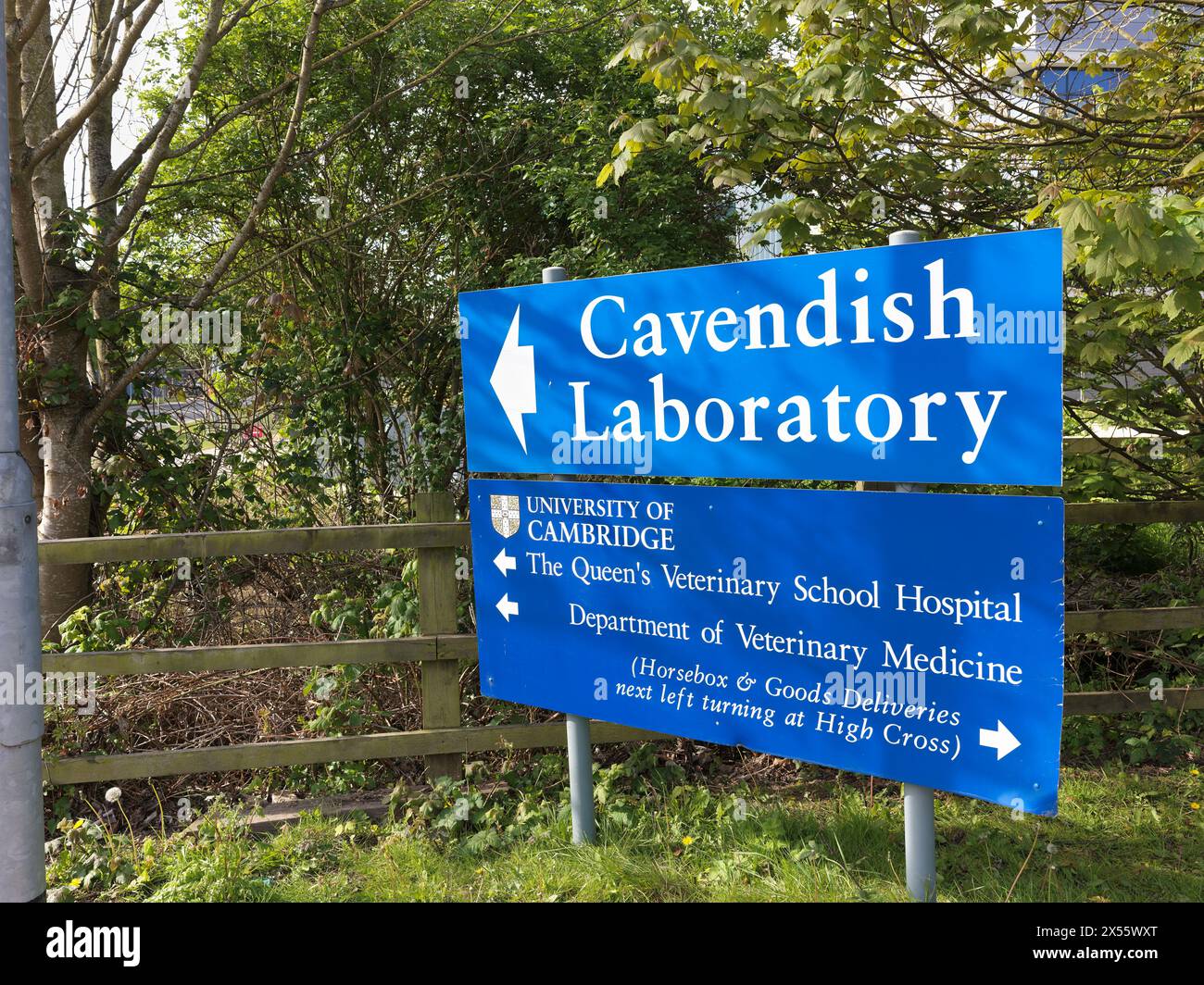 Laboratorio Cavendish, Università di Cambridge, West site, Inghilterra. Foto Stock