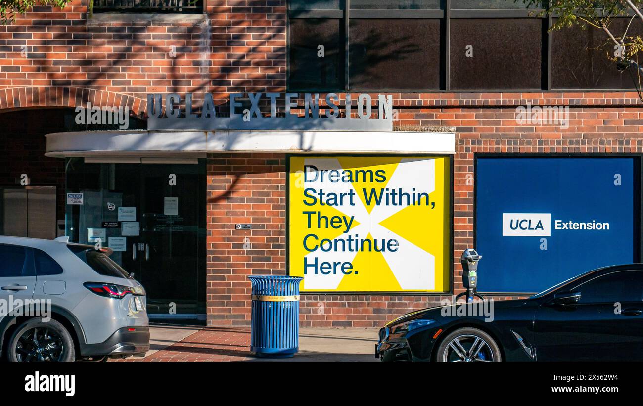 UCLA Extension, UCLA Lindbrook Center a Westwood, Los Angeles, California Foto Stock
