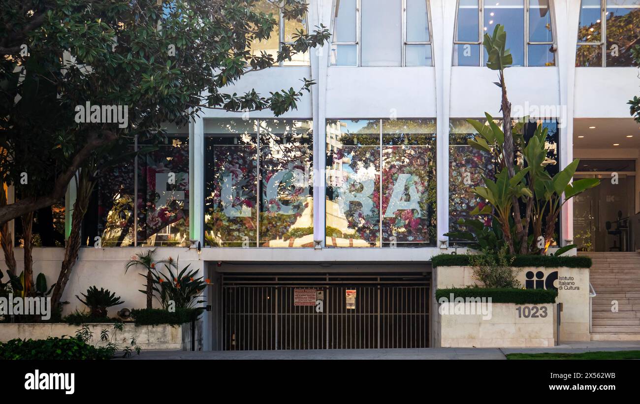 L'Istituto Italiano di Cultura di Los Angeles, dedicato alla promozione della cultura italiana negli Stati Uniti Foto Stock