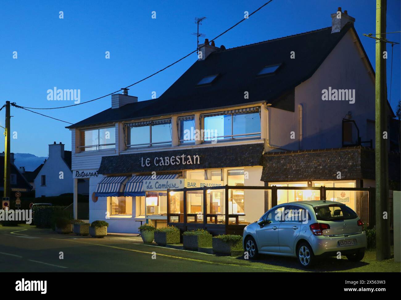 Carantec, Morlaix Bay, Finistère, Bretagne, Bretagna Francia Foto Stock