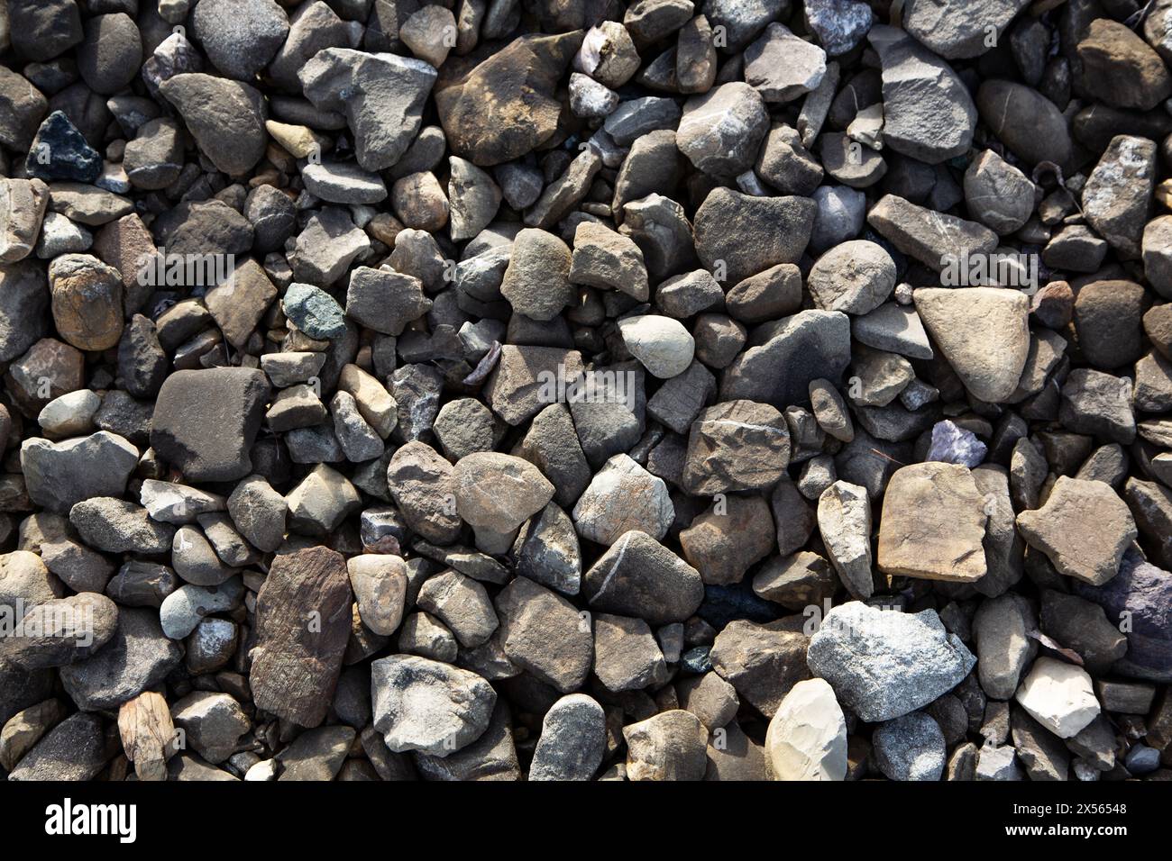 Fondo in ghiaia da costruzione per un uso versatile Foto Stock