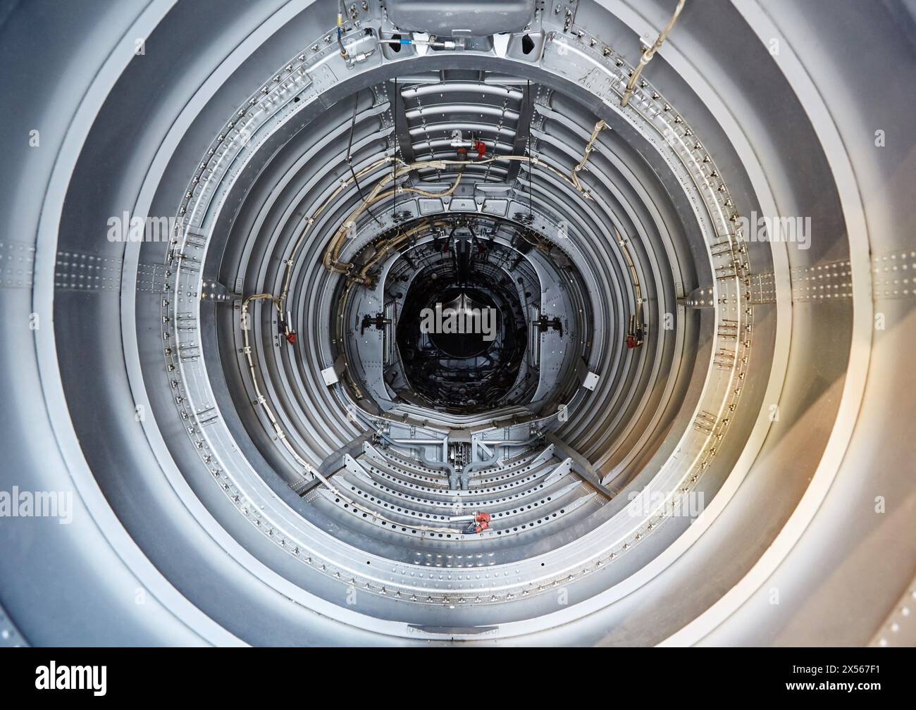 Il motore di aeromobili. Aeroscopia. Museo Aeronautica. Tolosa. Haute Garonne. La Francia. Foto Stock