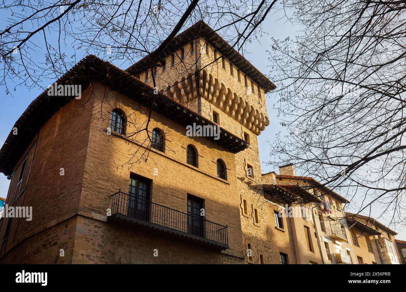 Museo di Scienze Naturali di Alava, Torre de Doña Ochanda, Vitoria-Gasteiz, Araba, Paesi Baschi, Spagna, Europa Foto Stock