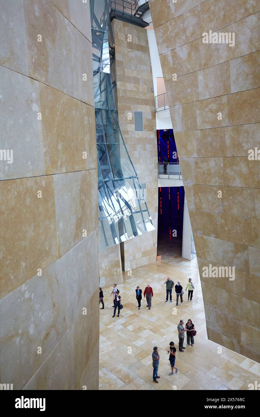 Museo Guggenheim, Bilbao, Bizkaia, Paesi Baschi Foto Stock