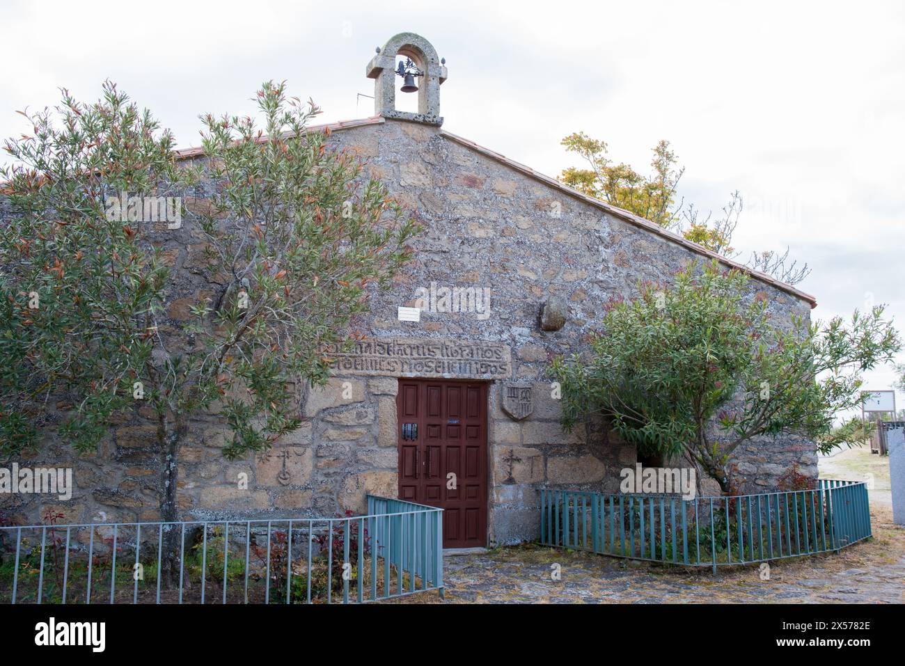 Area ricreativa Chapel St Cruz. Parco naturale Arribes del Duero, Fermoselle, Zamora, Spagna Foto Stock