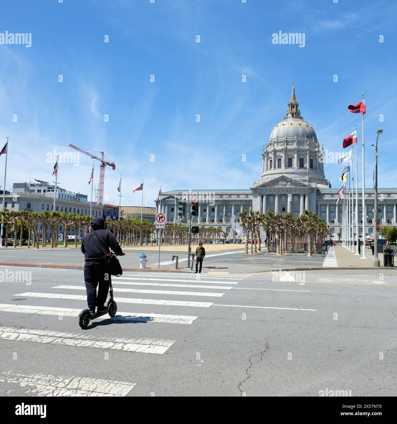 San Francisco City Hall, sede del governo della città e della contea di San Francisco, California. Foto Stock